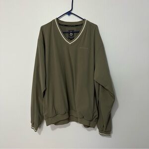 Men's Gear For Sport Flex Action Green V-Neck Pullover Jacket Size XL